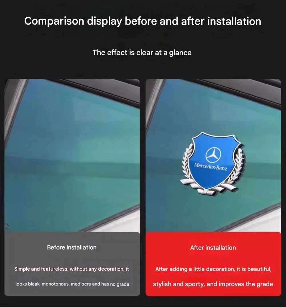 Car body metal decorative stickers