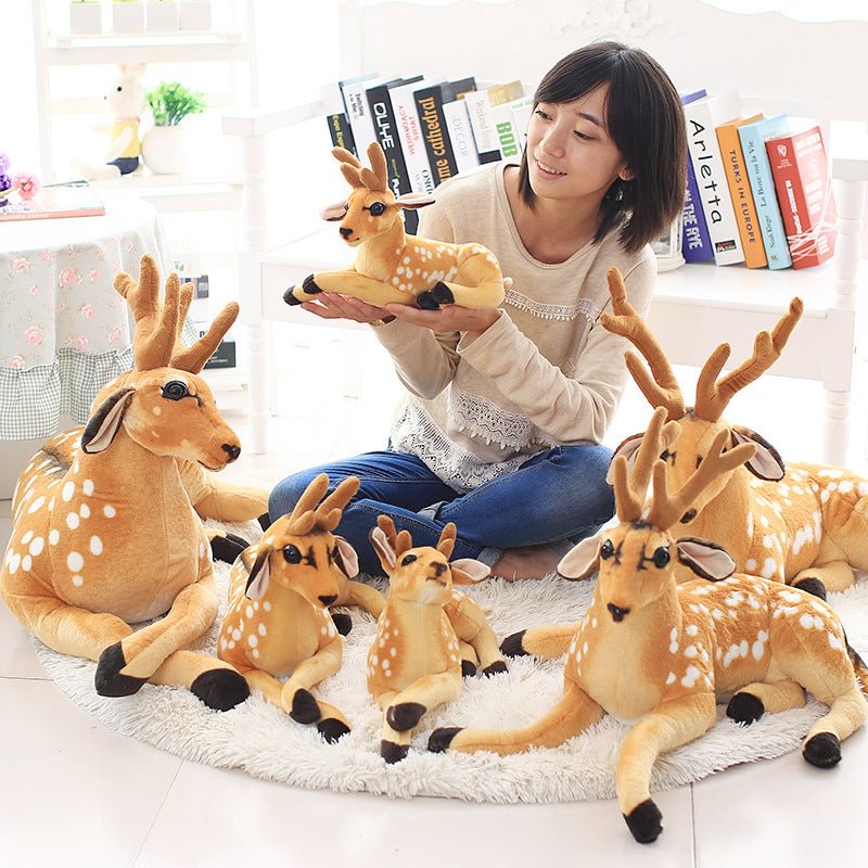Deer Stuffed Animal Kawaii Soft Cuddly Plush Toy