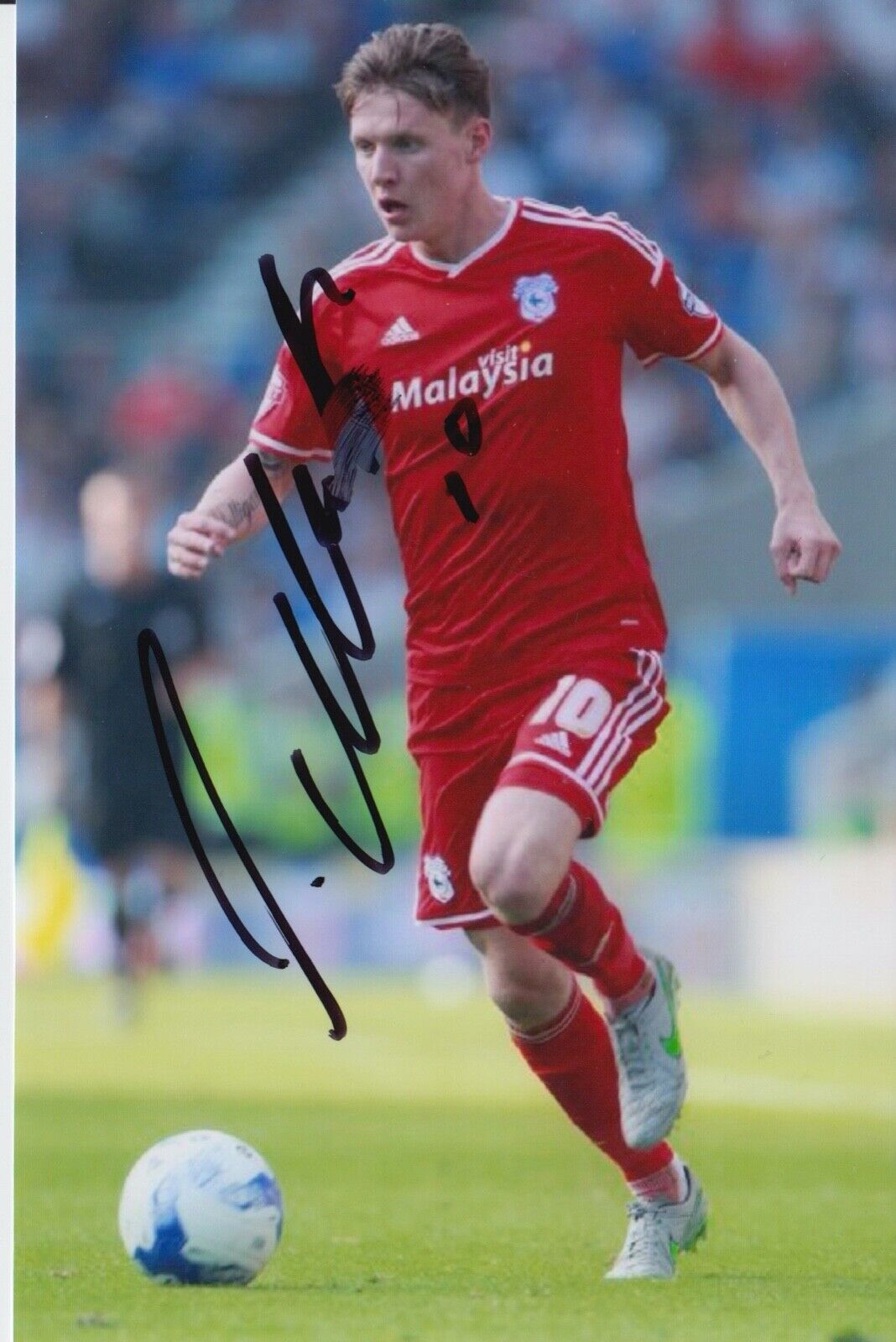 JOE MASON HAND SIGNED 6X4 Photo Poster painting - FOOTBALL AUTOGRAPH - CARDIFF CITY 1.