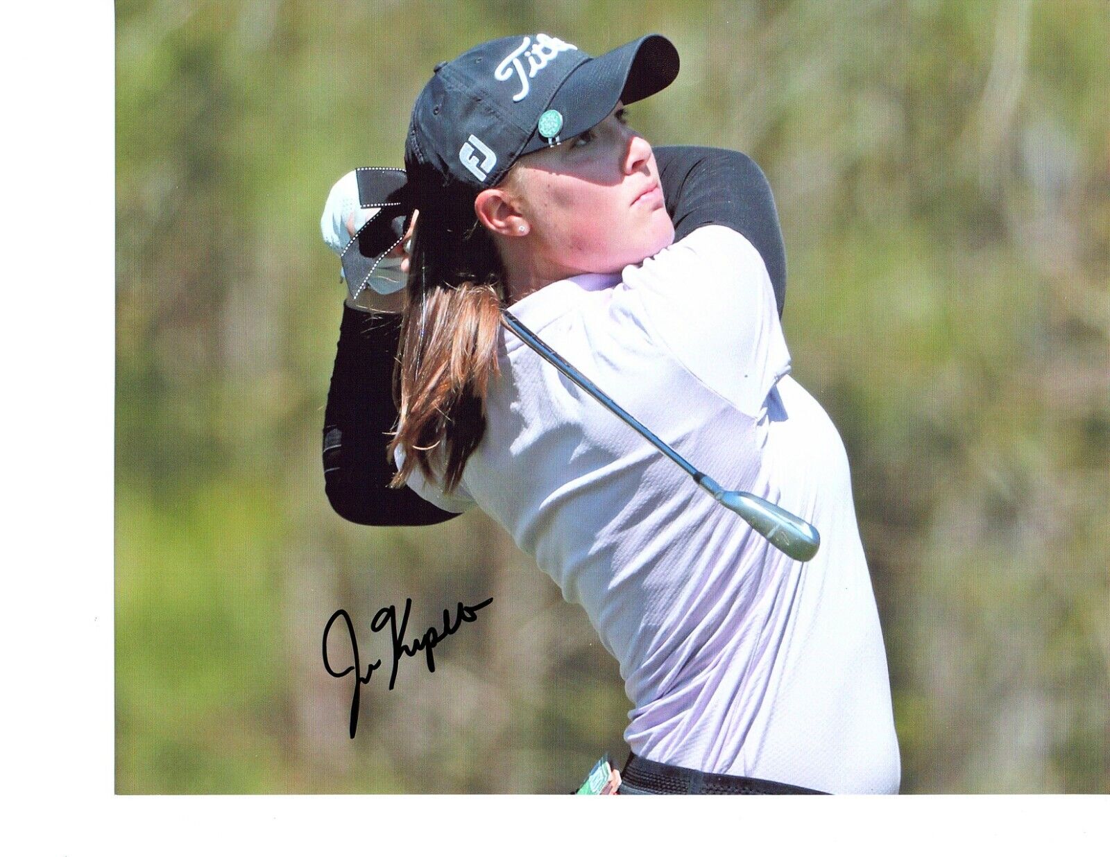 Jennifer Kupcho LPGA signed autographed 8x10 golf Photo Poster painting 2019 Augusta National c