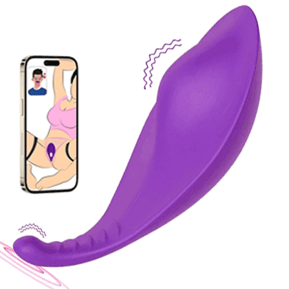 Auvy App-Controlled Wearable Panty Vibrator &ndash; Compact Clitoral Toy for Long-Distance Couples By Rose Toy