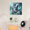 Love Bulldog-11CT Stamped Cross Stitch 45*45cm