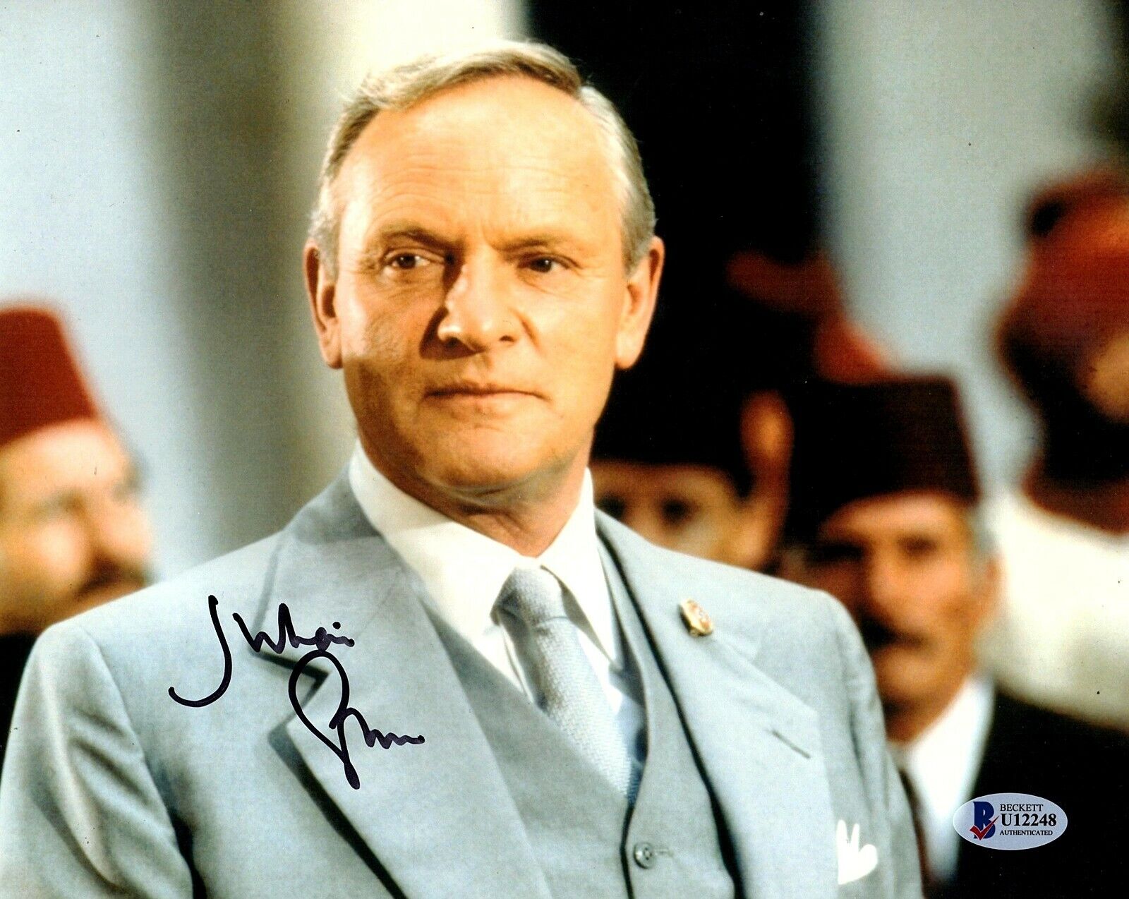 JULIAN GLOVER Signed Auto 8X10 Photo Poster painting INDIANA JONES