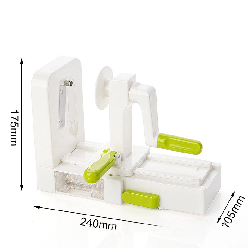 FDA Certified Hand Roller Multifunctional Vegetable Cutter Radish Manual Grater Waterfall Potato Shredded Thread Cutter