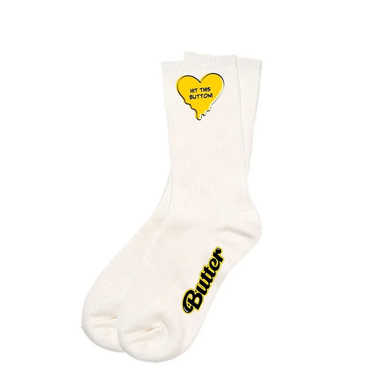 방탄소년단 BT21 Butter Album Cute Socks