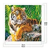 Tiger-11CT Stamped Cross Stitch-40*40cm