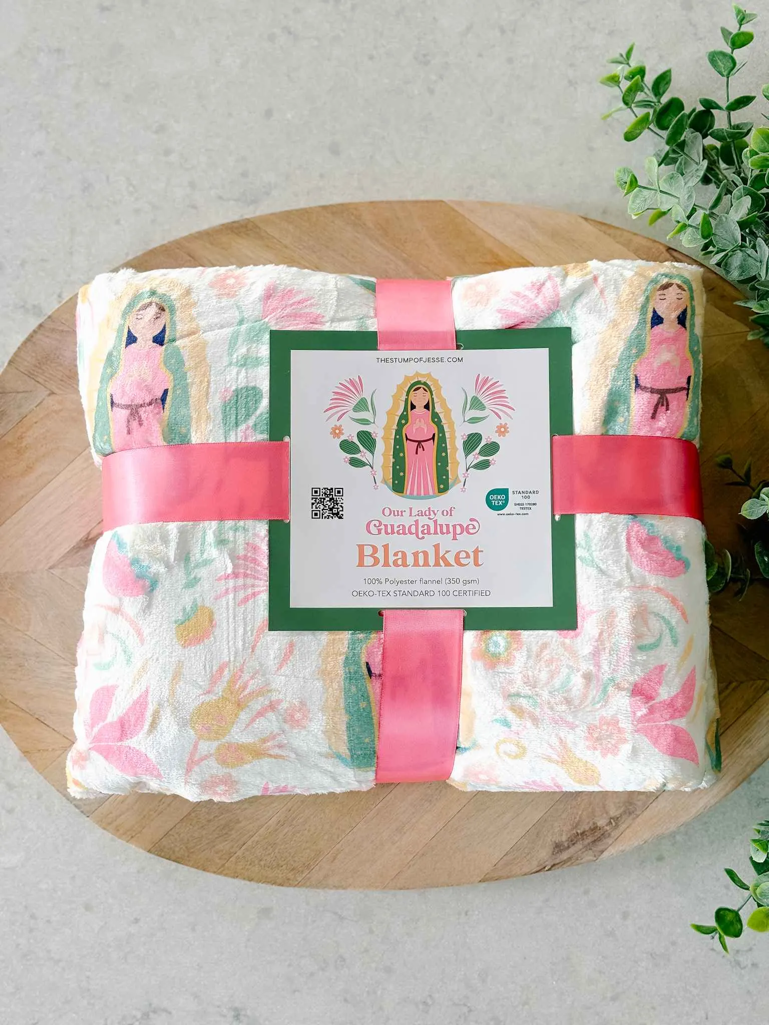 Our Lady of Guadalupe Minky Blanket