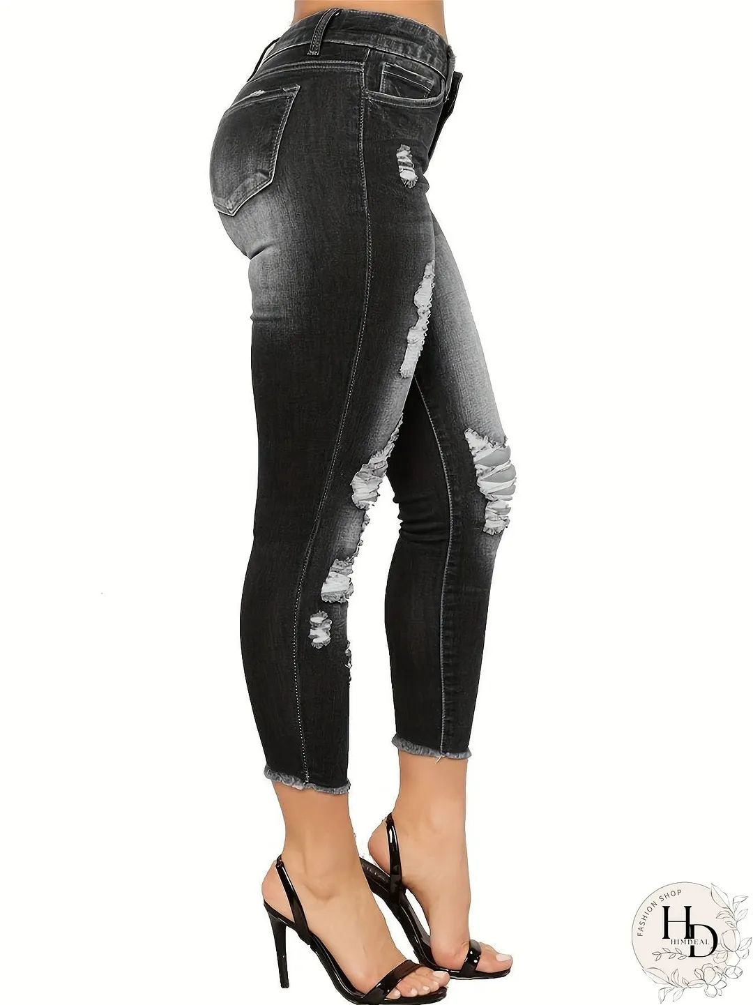 Statement Wide Leg Jeans