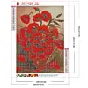 Diamond Painting -DIY Round Drill Papaver Bouquet