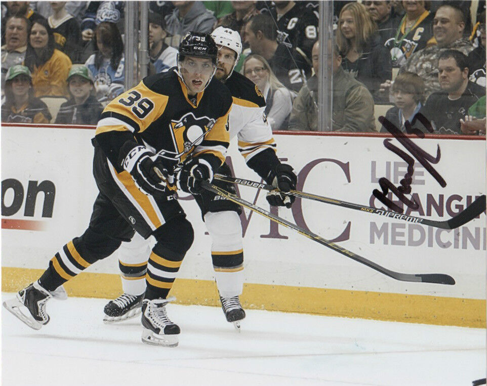 Pittsburgh Penguins David Perron Signed Autographed 8x10 NHL Photo Poster painting COA A