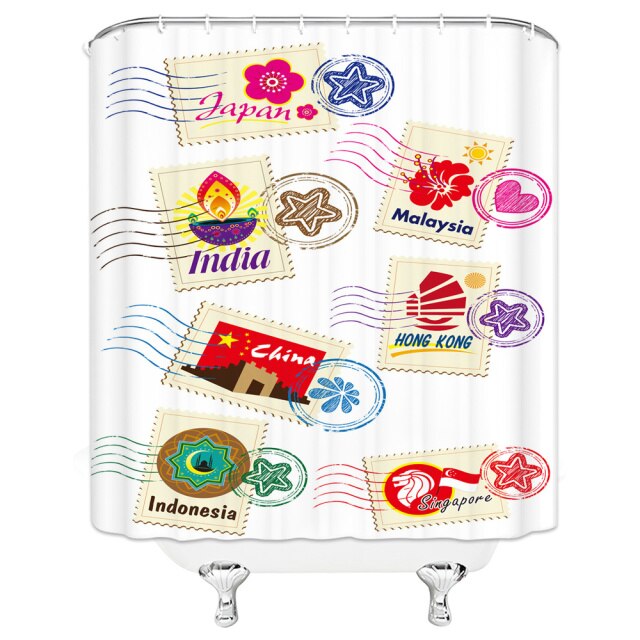 

Shower Curtain – Tree Deer-180*180cm, 501 Original