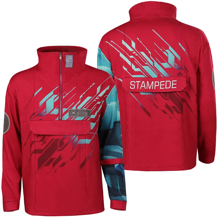 STAMPEDE Cosplay Costume Top Coat Hoddie Outfits Halloween Carnival Party Disguise Suit-Coshduk