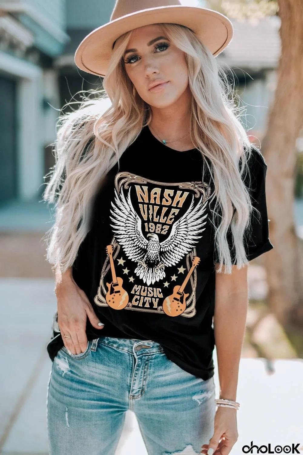 NASHVILLE 1982 MUSIC CITY Tee
