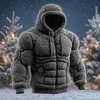 3D Print Christmas Ugly Sweater Unisex Black Ugly Hoodies by Inlyline