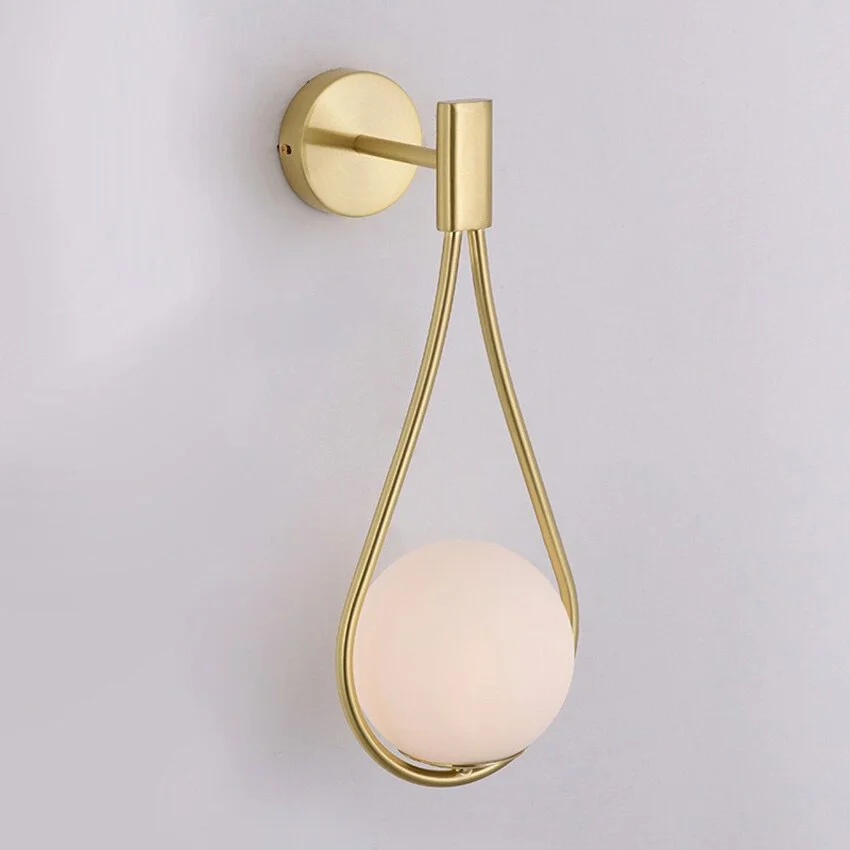 Nordic Gold Wall Light Art Home Decor Wall Sonces Light Fixtures Studio Bedroom Living Room Kitchen Stair Light Led Bedside Lamp