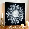 uk.everydayedeals DIY Pearl Painting With Frame - Handmade Self-Adhesive Pearls - Bright Sunflower(25*25cm)