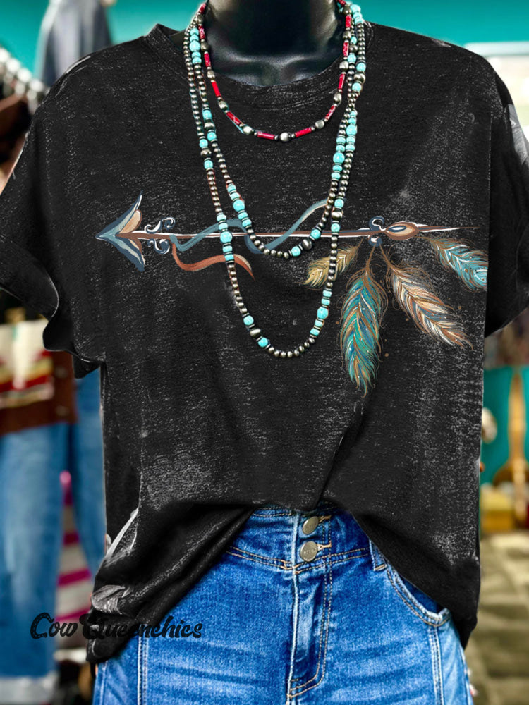 Vintage Art Print T-shirt Multicolor / S