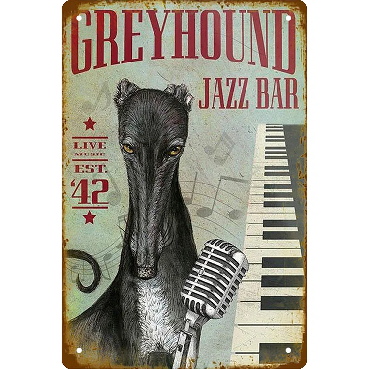 Greyhound Dog - Vintage Tin Signs/Wooden Signs 8*12Inch/12*16Inch
