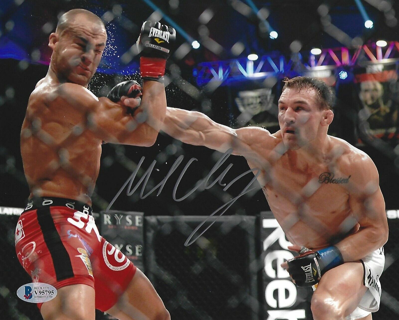 Michael Chandler Signed 8x10 Photo Poster painting BAS COA Bellator MMA UFC Picture Autograph 95