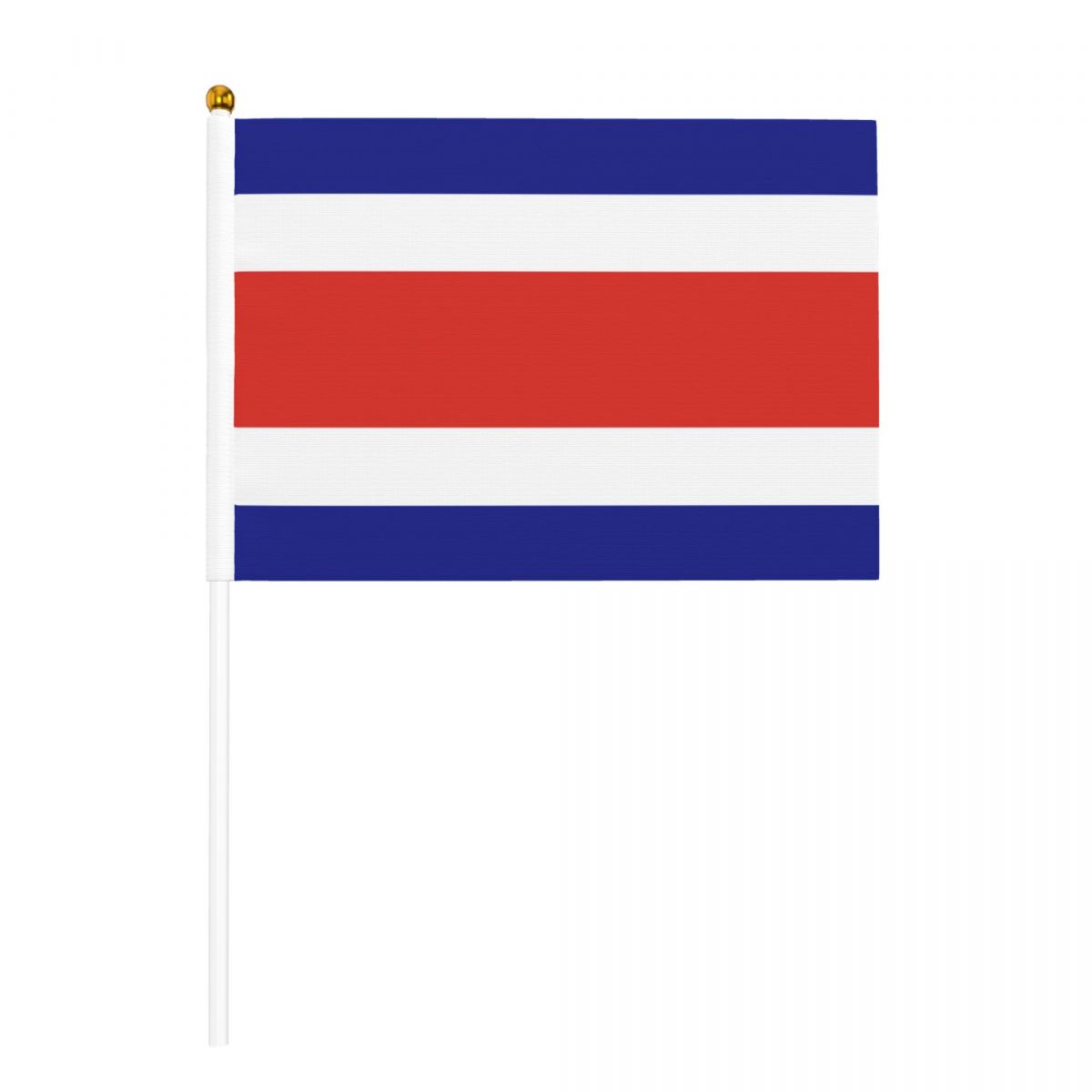 Costa Rica Flag Hand Held Small Miniature Flags on Stick