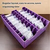 Diamond Art Baggie Holder Large Capacity 20-Grid Diamond Painting Drill Bag Storage Box with Multiple Layers for Organizing Tools Art Supplies And Additions (Purple)