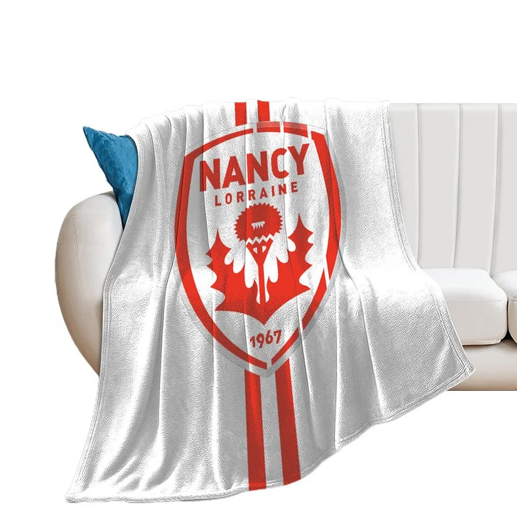 AS Nancy Lorraine Couvertures De Jet En Flanelle Pour Canapé Couvertures Pour Climatiseurs