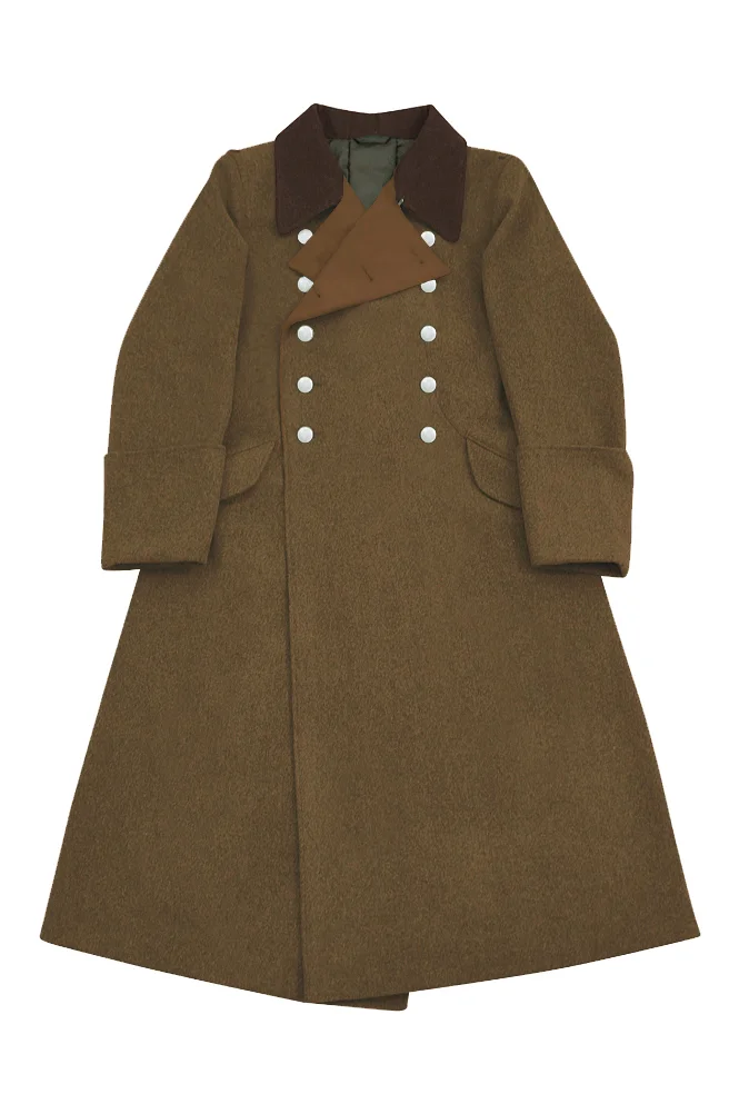   SA German General Brown Wool Greatcoat German-Uniform