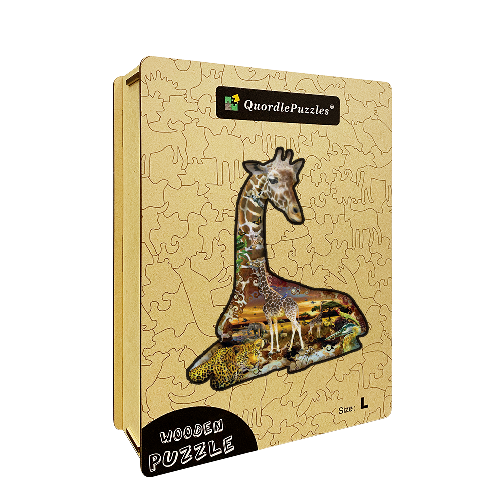 African Spots Wooden Jigsaw Puzzle