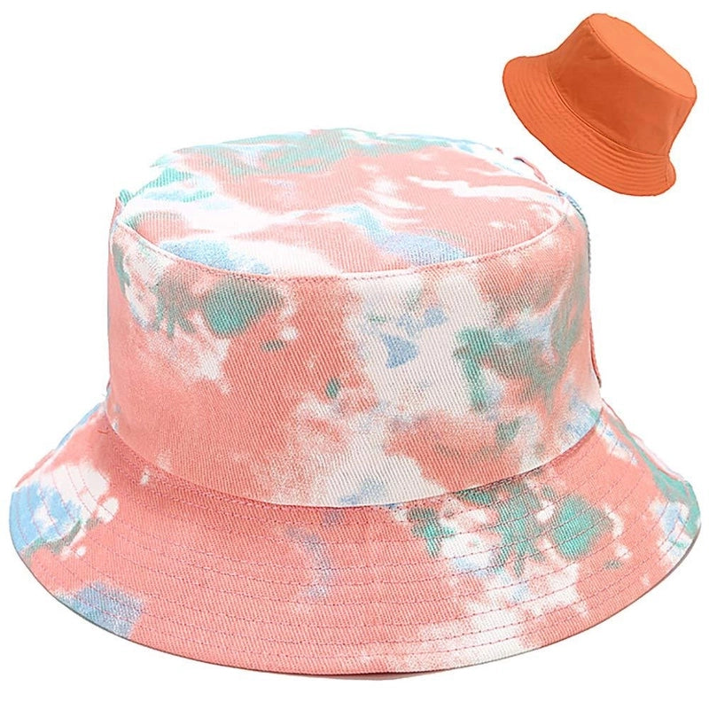 Printed Double-sided Foldable Fisherman Hat Women’s Summer Travel Sunshade Sun Protection Pot Hat For Men