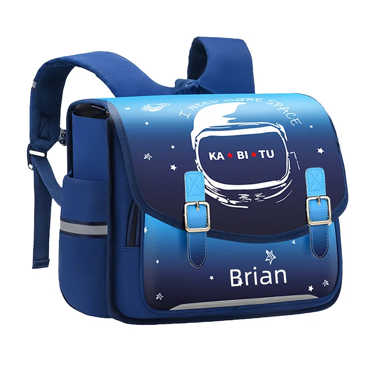 Personalized Children School Bag Pink Black Backpack, Customized Blue Schoolbag Travel Bag For Kids