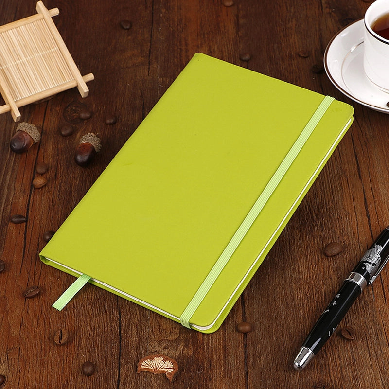 Business A5/a6 Pu Leather Notebook Elastic Band Multicolor Available Handwritten Notes Customizable Logo Printing