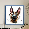 Dog-18CT Stamped Cross Stitch Kit(20x20cm)