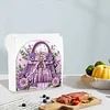 (US Only)Purple Bag DIY Diamond Painting Napkin Holder Kit Unique Gift for Friends Family