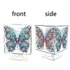 (US Local)Four Sided Butterfly Diamond Painting Night Light Ornaments for Adults Beginners