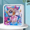Big-Eyed Owl Special Shape 5D Diamond Painting Clock Art Craft With Frame Kit