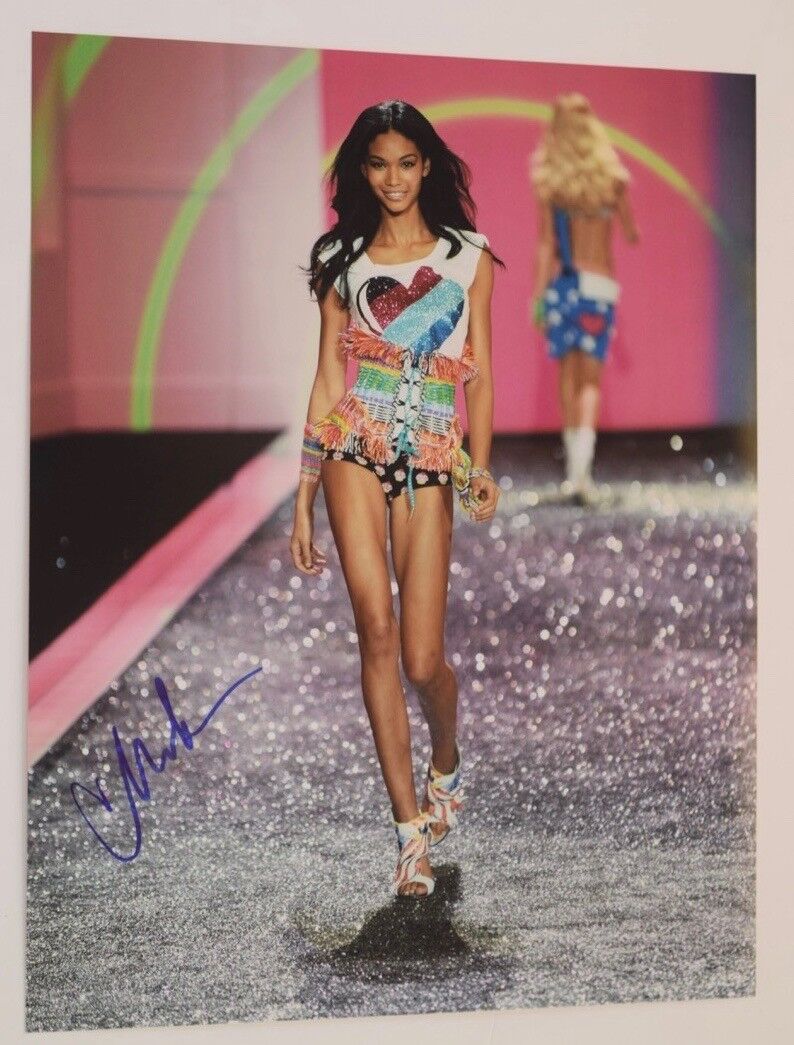 Chanel Iman Signed Autographed 11x14 Photo Poster painting Hot Sexy SI Swimsuit Model COA VD