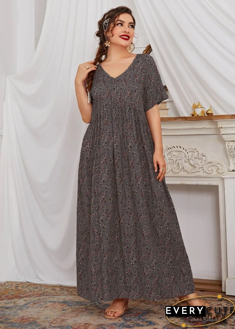 Boho Plus Size Athina Maxi Dress For Women