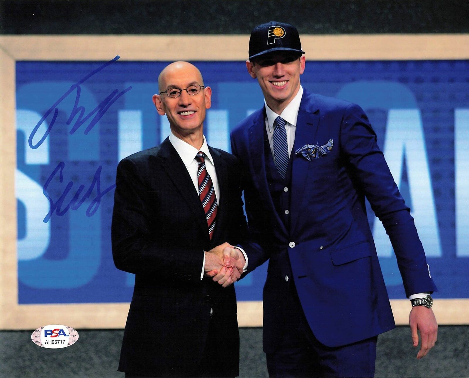 TJ Leaf Signed 8x10 Photo Poster painting PSA/DNA Indiana Pacers Autographed