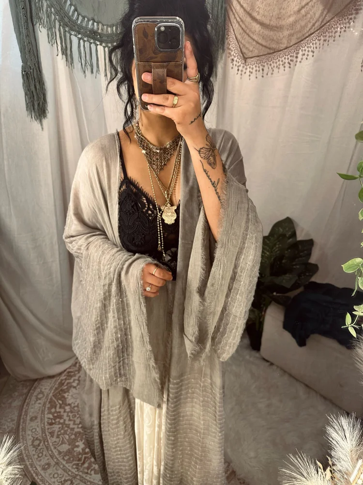 linen kimono