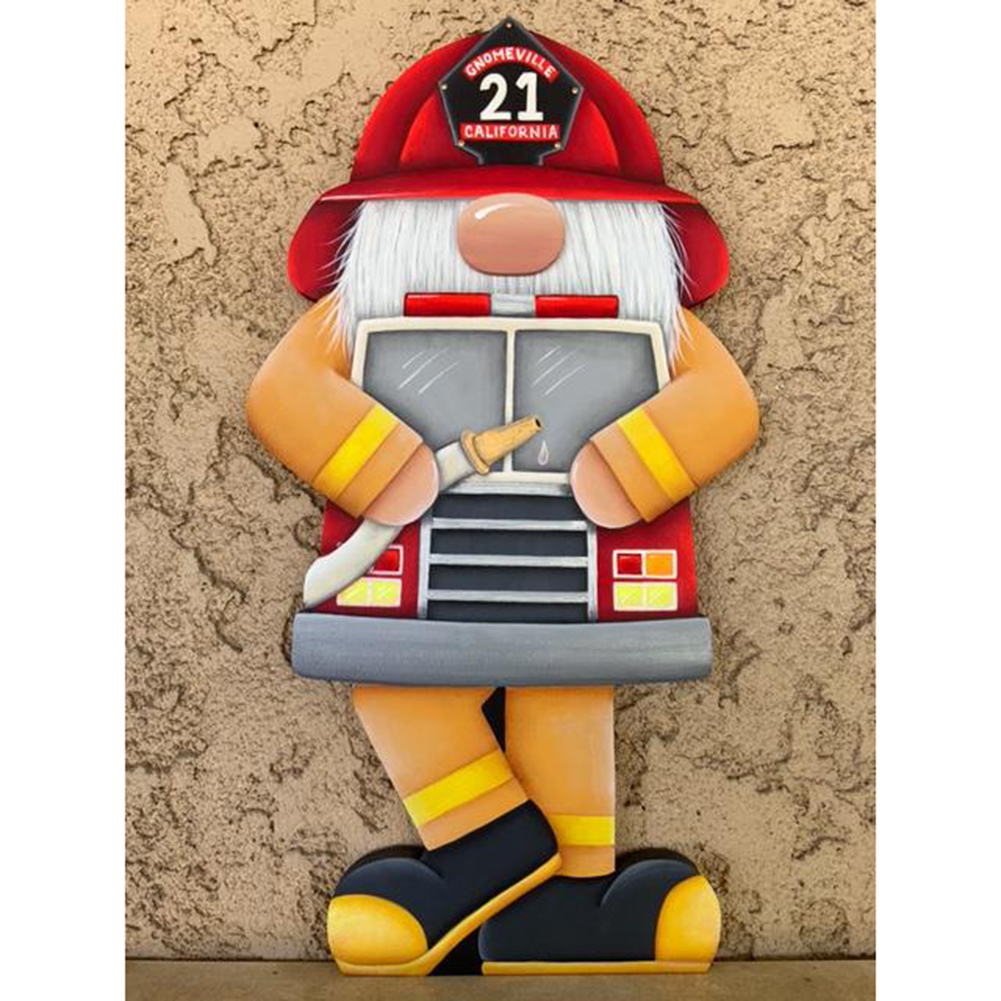 

Gingerbread Man Gnome - Round Drill Diamond Painting - 30*40CM, 501 Original