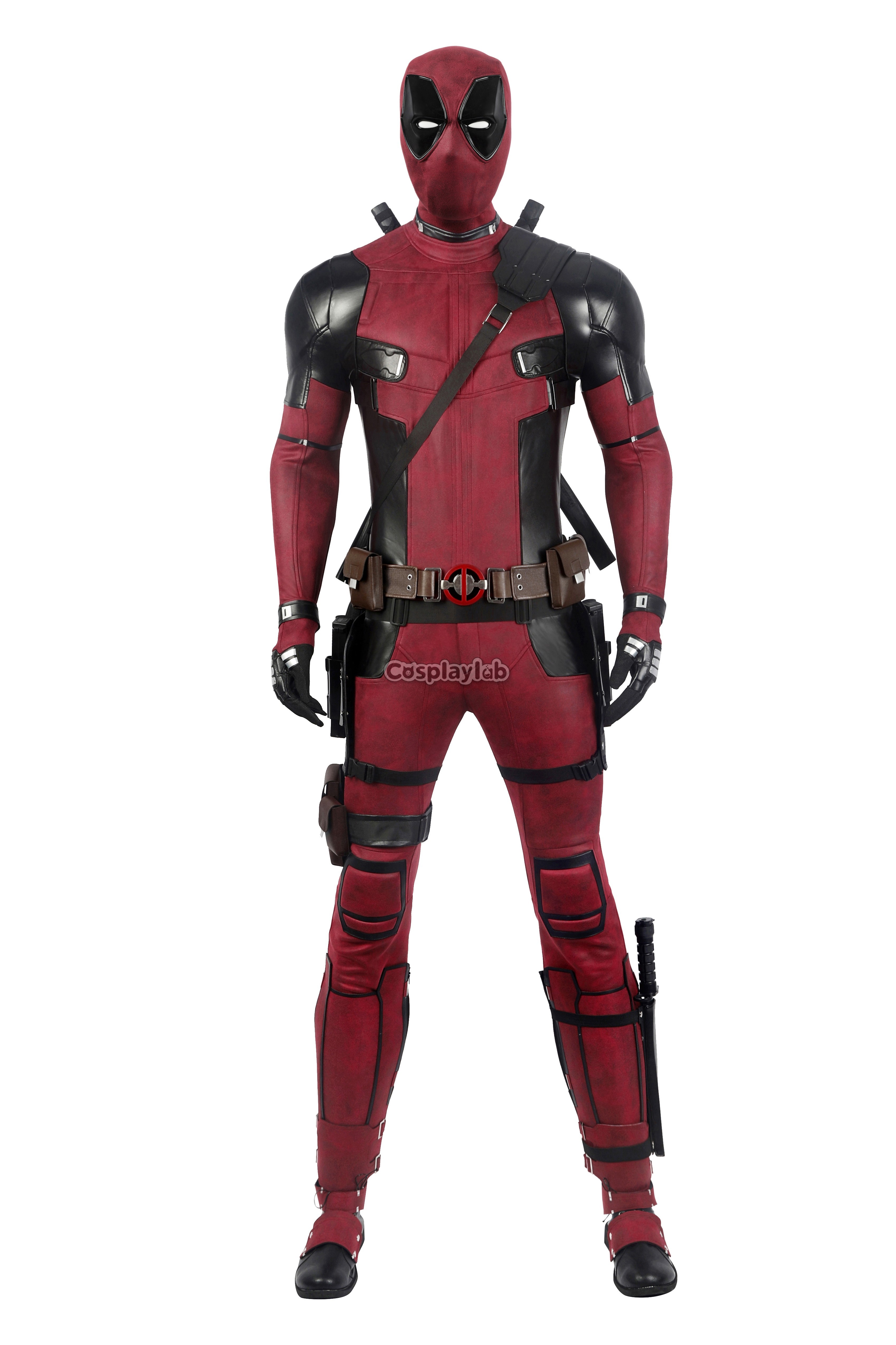 Wade Wilson Suede Outfit Cosplay Costume