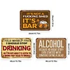 [US Local Warehouse]3PCS Beer Word - Vintage Metal Signs Set - 30*40cm