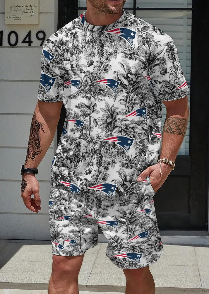 New England Patriots Limited Edition Top And Shorts Two-Piece Suits