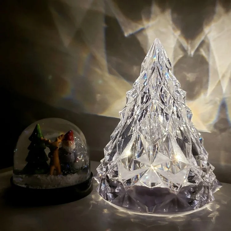 Christmas Crystal Diamond Christmas Tree Table Lamp - Appledas