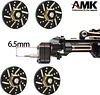 AMK Heavy Brass Front Rear Axle for 1/24 RC Crawler A xial SCX24 90081 C10 Jeep Gladiator Ford Bronco Front and Rear Portal Axle Upgrade Parts