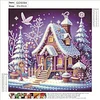 Diamond Painting-DIY Crystal Rhinestone Snow House