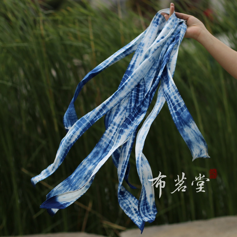 LuxeSilkFlow Artisanal Hand-Dyed Ribbon | Multi-Purpose Hanfu Sash & Accessory