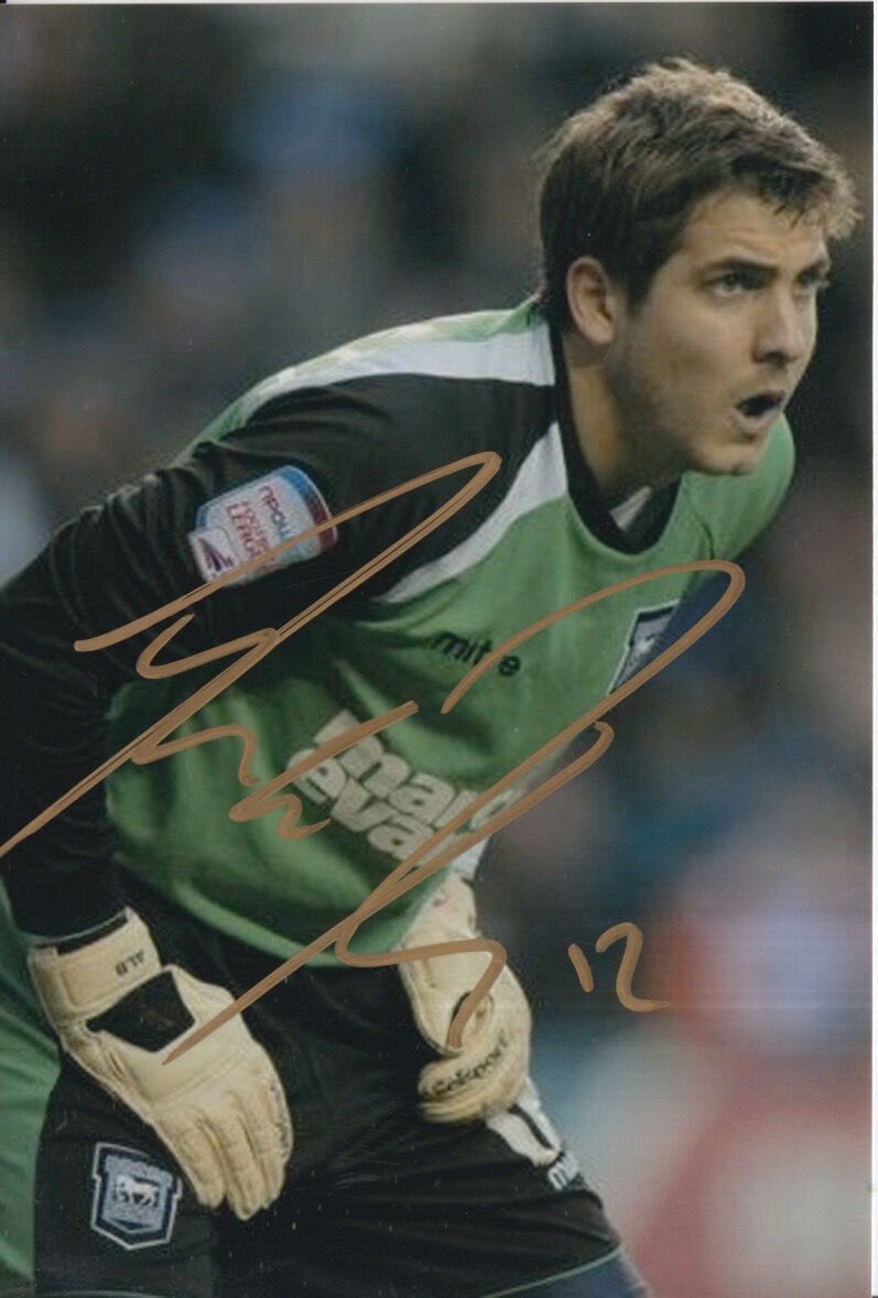 IPSWICH TOWN HAND SIGNED ARRAN LEE BARRETT 6X4 Photo Poster painting.