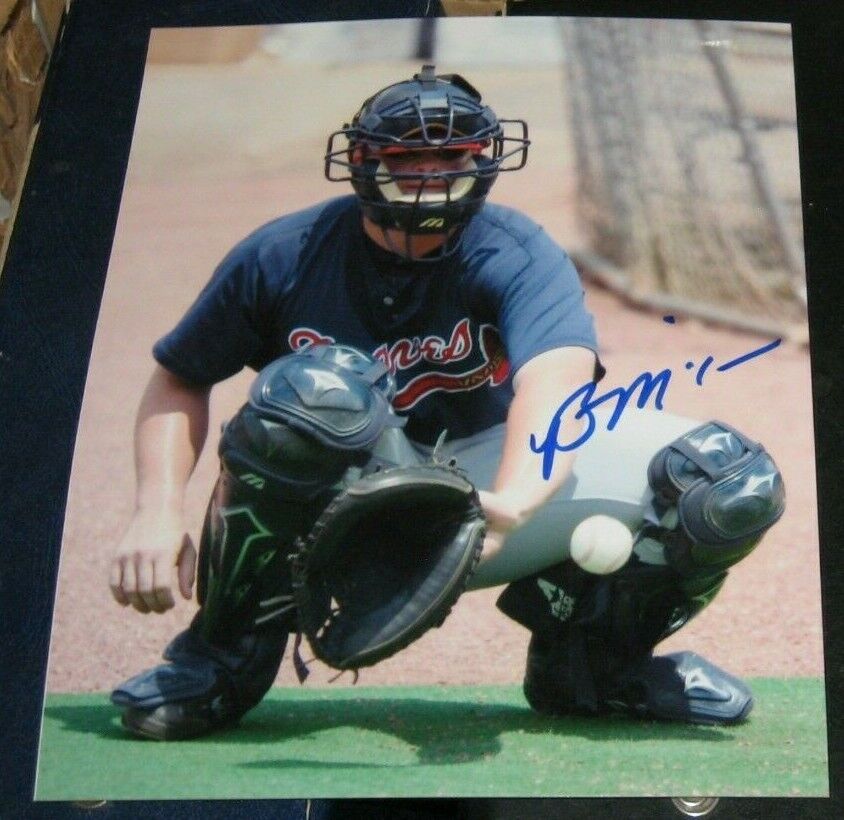 Brian McCann Atlanta Braves SIGNED AUTOGRAPHED Rookie 8x10 Photo Poster painting COA Baseball