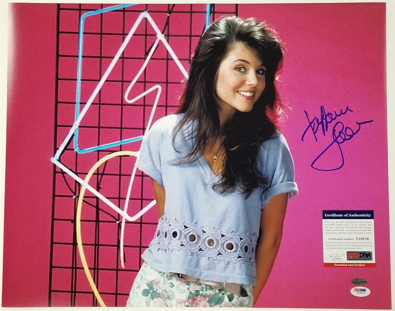 Tiffani Thiessen signed 16x20 Photo Poster painting #3 Saved By the Bell autograph ~ PSA/DNA COA